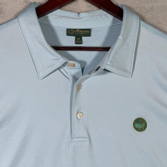 Masters Polo Shirt Mens 3XL Blue Berckmans Place 1934 Golf Performance - Picture 1 of 8